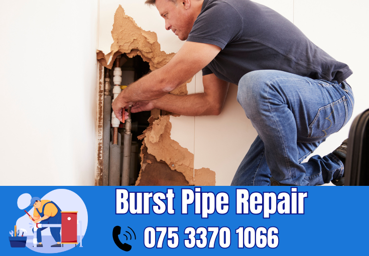 burst pipe repair Faversham